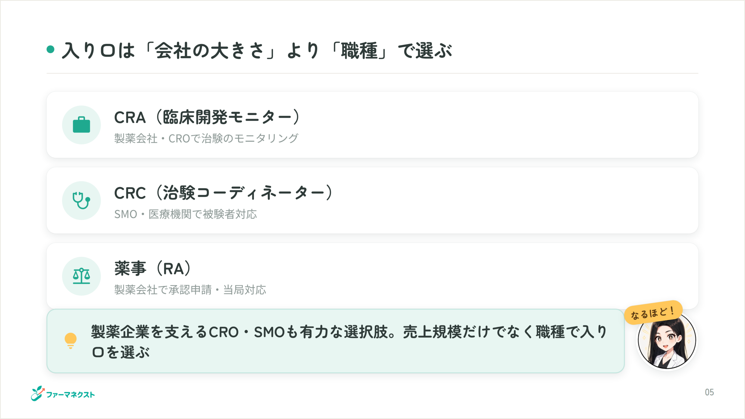 入り口は「会社の大きさ」より「職種」で選ぶ
